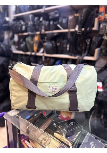 Bagslab Yeşil Su Geçirmez Kumaş Seyahat Spor Çantası-1010 Yeşil