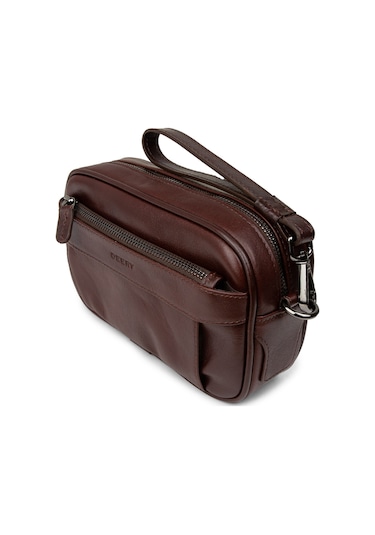 Deery Hakiki Deri Bordo Erkek Portföy Çantası - 08408mbrdy01 Bordo