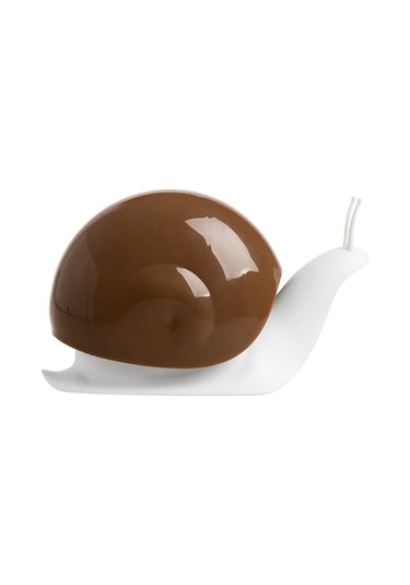 Xiaaokeji Sevimli Salyangoz Sabunluk Mutfak Banyo Vb. 120ml Beyaz Beyaz