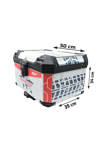 Gp Kompozit Dsn09 Universal 45 Lt Desenli Alüminyum Motosiklet Çantası Diğer