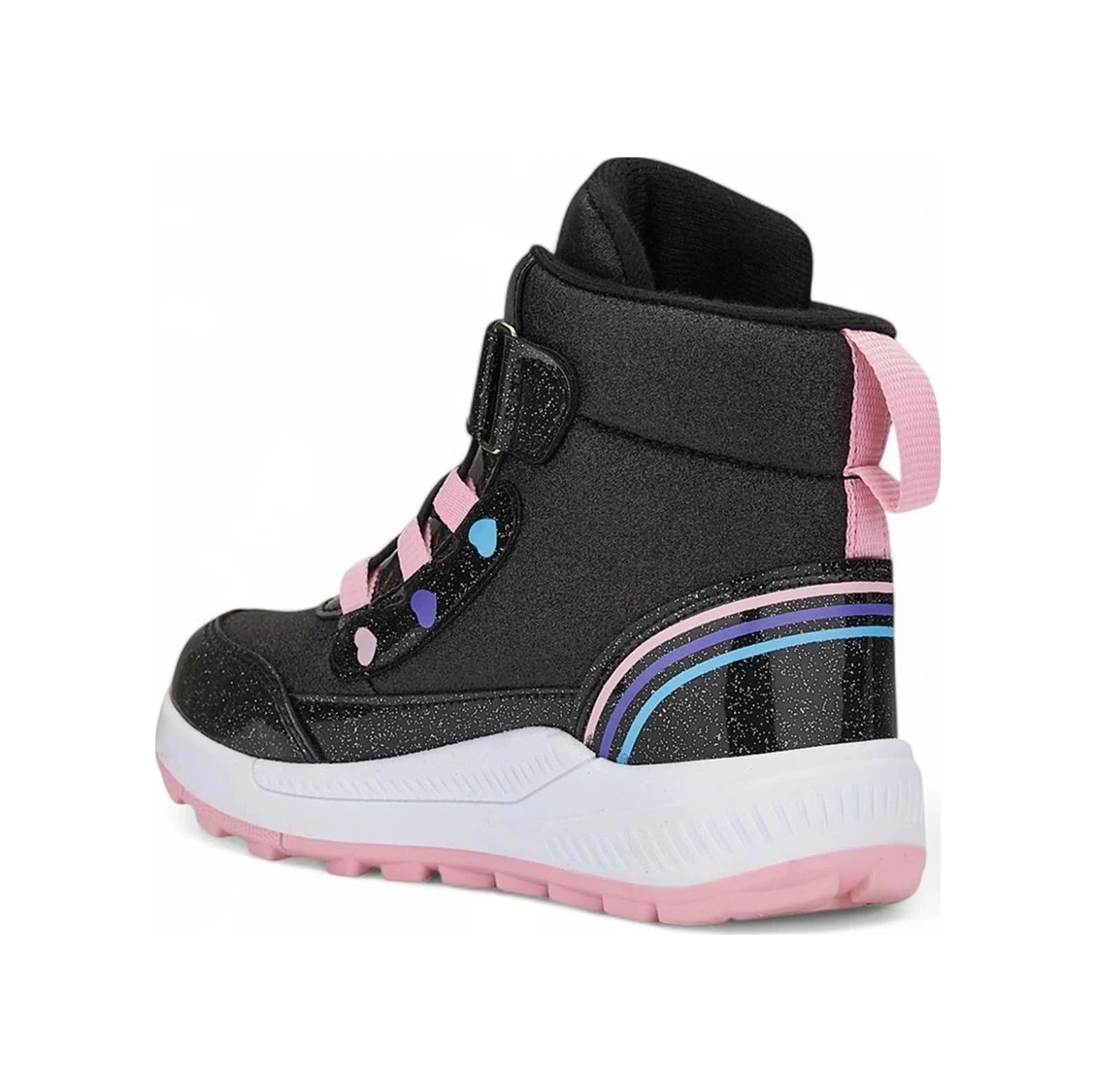 138 Kız Çocuk Okul Öncesi Bot Siyah/pembe