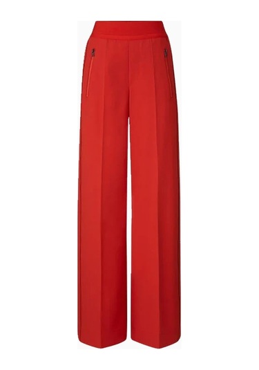 Bogner Ilvy Jersey Logo Bel Detaylı Kadın Pantolon Kırmızı