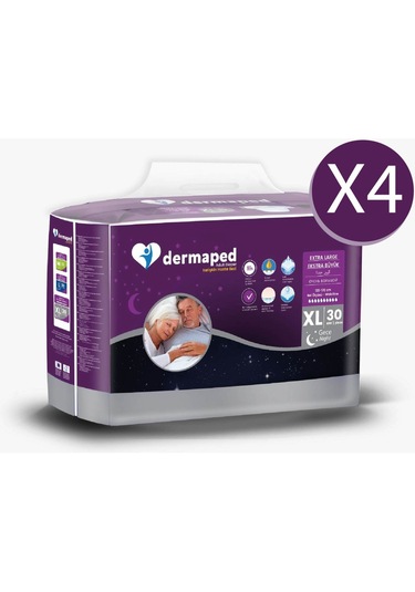 Süper Emici Gece Hasta Bezi 120 Adet Xlarge