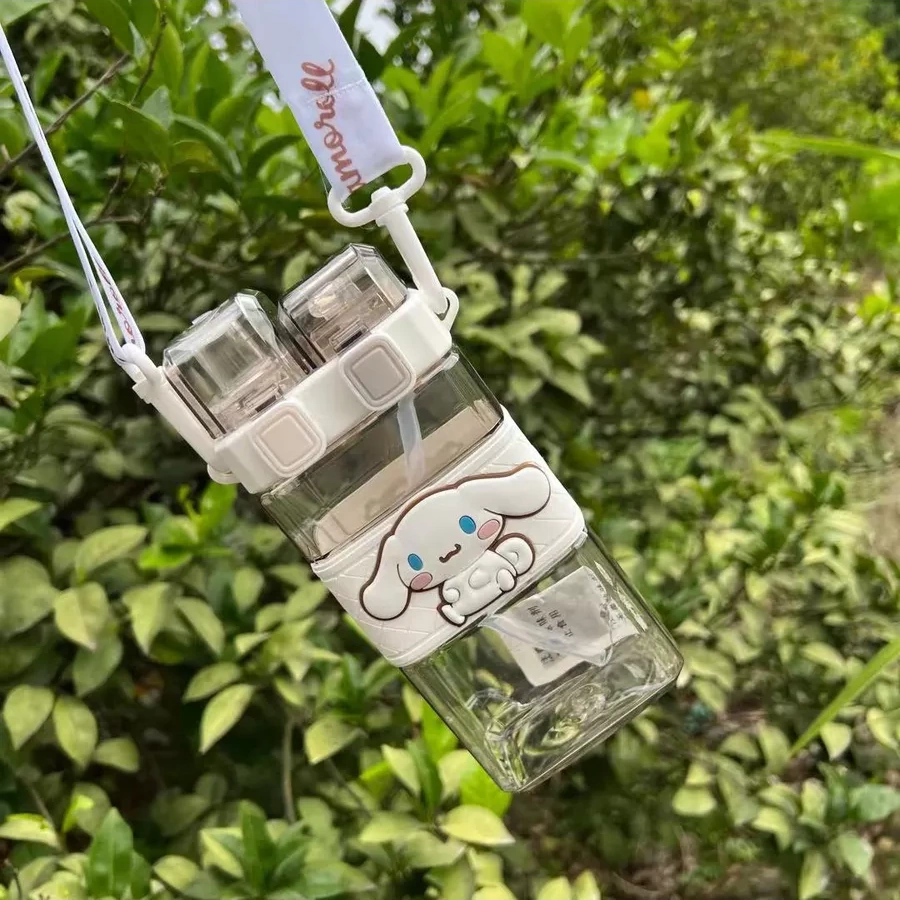 Yakımodo Çocuklar İçin Pipetli Sinamorol Okul Su Matarası 196816719 Beyaz