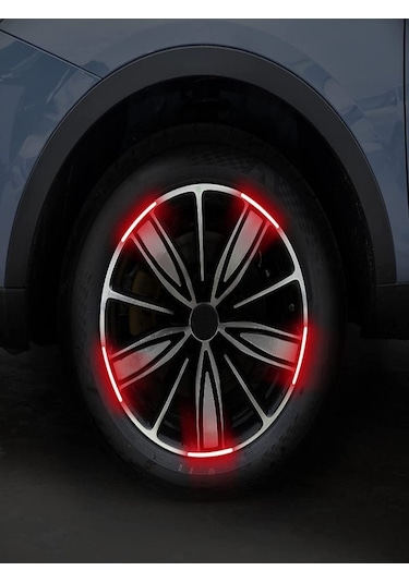 Jant Reflektörlü Oto Sticker Yapıştırma Işıldak Oto Aksesuar