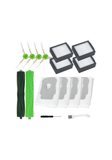 Sointeresting İrobot Roomba I7 I7+ I8 I3 I6+ Plus E5 E6 E7+ Robot Süpürge Aksesuarları Silindir Fırçalar Filtreler İçin Yedek Parçalar