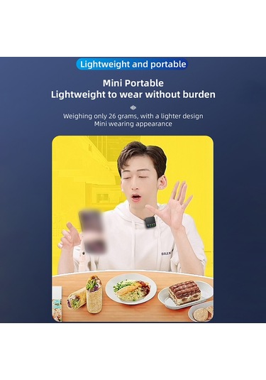 Singree "kablosuz Gürültü Önleyici Klips Mikrofon - Canlı Yayın Ve Video Çekimleri İçin"
