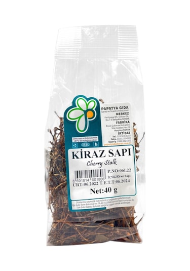 Papatya Gıda Kiraz Sapı 40 G