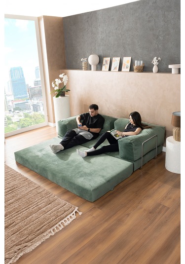 Argimo Godila Yatak Köşe Koltuk Yeşil