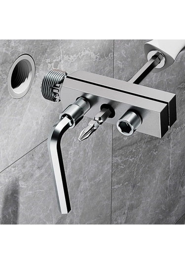 Hangfox Su Borusu Kırık Tel Çıkarıcı Aracı - 4/6 Parça Evrensel, Faucet Ve Köşe Valfi Hızlı Tamiri Çok Renkli