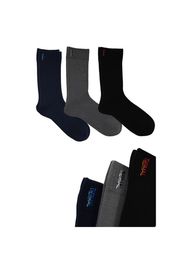 Tampap Erkek Dikişsiz Termal Çorap 6lı Paket Çok Renkli