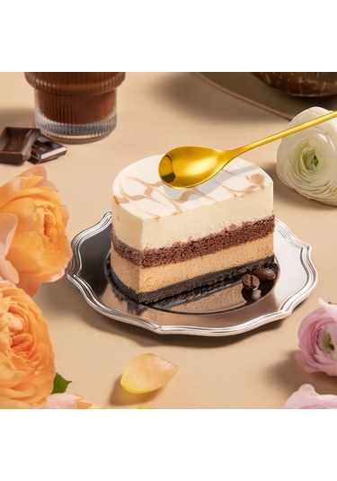 Jzcat 4 Adet 14cm304 Paslanmaz Çelik Kahve Kaşığı