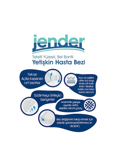 Jender Hasta Alt Bezi L 30'Lu