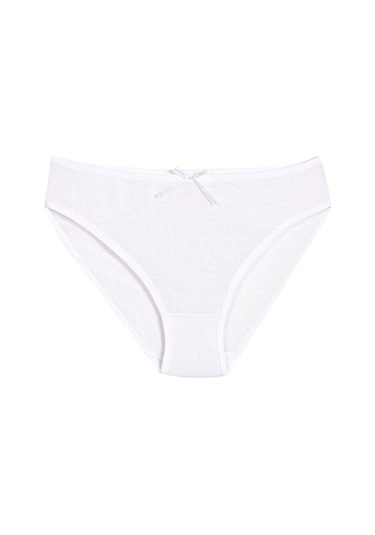 Kit İç Giyim Yıldız 4'lü Bambu - Elastan Kadın Külot Beyaz