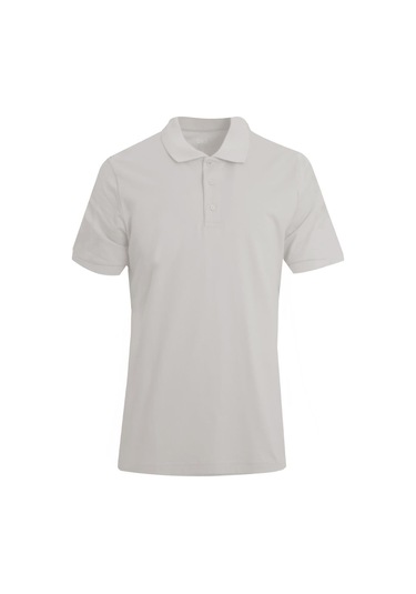 Uki Ekru Comfort Fit Polo Yaka Pike T-shirt Ekru