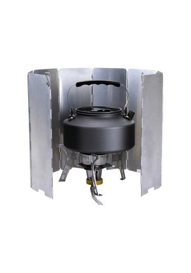 Açık Hava Kamp Ocağı İçin 10 Adet Rüzgar Koruması, Ultra Hafif Çok Renkli