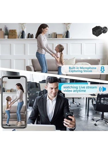 Geeroyoo Akıllı Wi-fi Güvenlik Kamerası: 1080p Hd, Gece Görüşü, Hareket Algılama, 150 Geniş Açı, 3 Saat Pil Ömrü Diğer