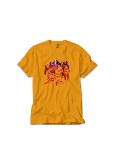 Death Scream Bloody Gore Grup Sarı Tişört-Sarı