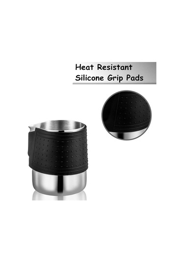 Silikon Süt Köpürtme Sürahi Espresso Kahve Barista Craft Latte Cappuccino Süt Kremi Frother Fincan Sürahi Makinesi Mavi