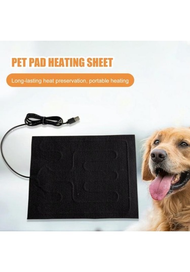 Termal İnce Ve Yumuşak Sıcak Usb Şarjı Uzun Ömürlü Isı Pet Pad Kumaş Isıtıcı