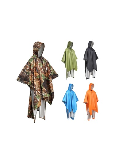 3 İn 1 Ultralight Naylon Yağmur Ceket Yürüyüş Bisiklet Yağmurluk Çok Renkli