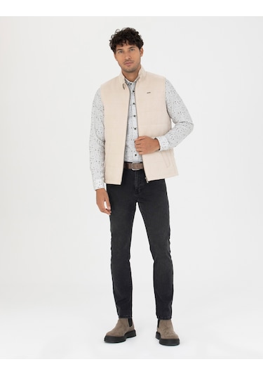 Pierre Cardin Erkek Bej Deri Mont-kaban 50280296-591 Bej