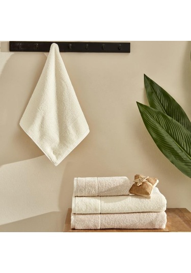 Karaca Home Doana Bej 4 Parça Hamam Seti Bej