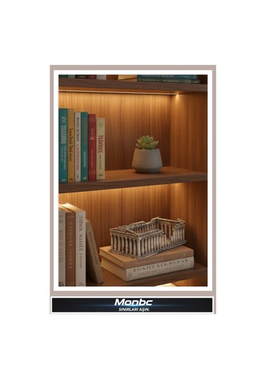 Monbc Parthenon Tapınağı Antik Yunan Mimari 3d Tasarım Dekoratif Biblo, Hediyelik Ve Ev Ofis İçin Şık Aksesuar