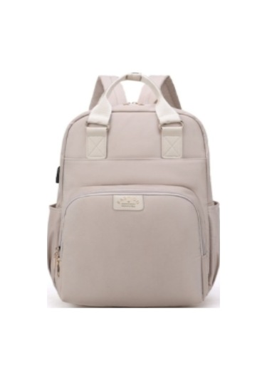 Reedark Bej Fonksiyonel Anne Bebek Çantası, Kolay Temizlenir Materyal, Bölmeli Organize Depolama, Büyük Kapasite, Günlük Ve Seyahat İçin Mümkün Bej