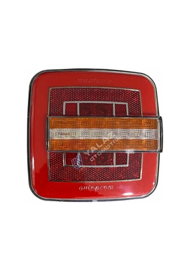 12v Stop Lambası Kare Neon-ledli Kayar Sinyalli 4 Fonksiyonlu Kablolu 120 120 Mm