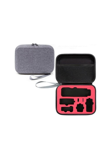 Djı Osmo Pocket 3 Üç Eksenli Gimbal Sabitleyici Kamera Saklama Çantası, Pocket 3 Taşıma Çantası, Spor Kamera Ve Aksesuar Sıralama Çantası, Kırmızı Astarlı Gri, Evrak Çantası Tarzı Diğer