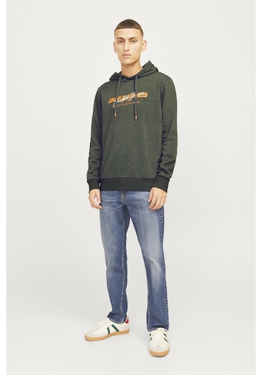 Jjalvıs Sweat Hood Haki 12256848 001