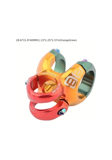 Motion003 Hassns Evrensel Aluminyum Bisiklet Gövdesi Dh Am Dag Bisikleti Kısa Gidon Kırmızı Turuncu Yesil 28 6 31 8 40mm Kırmızı