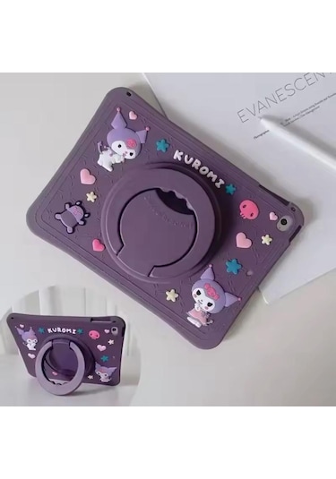 Samsug Galaxy Tab A9 8.7 İnç X110 X115 Uyumlu Kuromi Askılı Kılıf