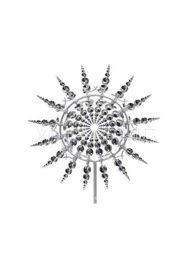 Yaozixa Bahçe Çim Alani Vane Dekorasyonu 3d Rota Metal Rüzgar Çarkı Dışarıdaki Manzarayı Zenginleştirir