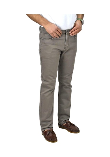 Erkek Regular Fit Jeans Pantolon 1811 Bgl-st04192 Vizon
