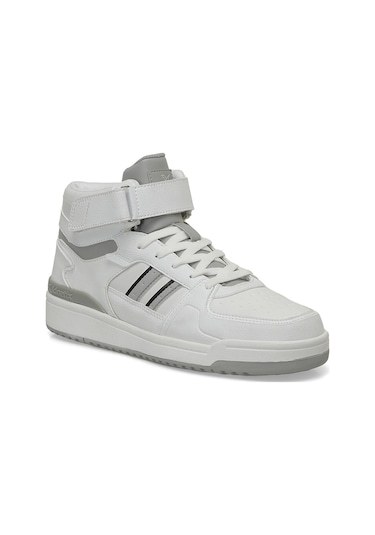 Kinetix Wılmo Pu Hı 5fx Beyaz Unisex High Sneaker Beyaz-a Grı Çok Renkli