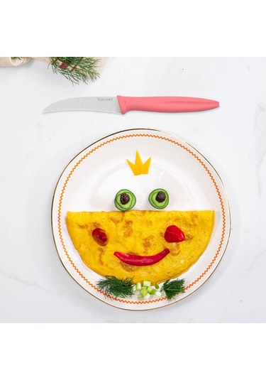 Pirge Pure Line Pembe Kıvrık Soyma Bıçağı