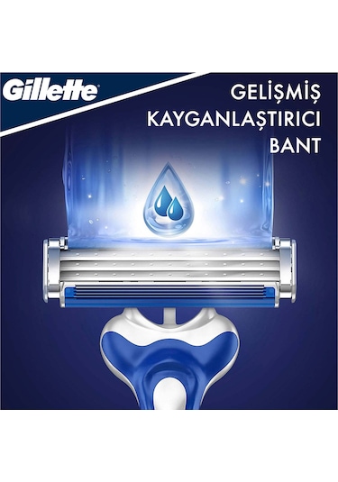 Gillette Blue3 Comfort Kullan-At Tıraş Bıçağı 8'li