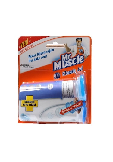 Mr. Muscle 5in 1 Klozet Jeli Marine 600 Kullanım 12 x 38 G