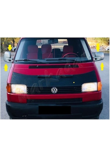 Vw T4 Transporter Krom Ayna Kapağı 1995-2003 2 Parça Abs Krom