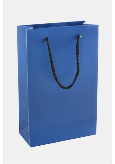 11x17 İpli Karton Çanta 1 Adet-mavi N145