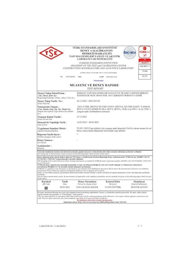 Dryfix No Fire Paint Yangın Geciktirici Alev Almayan Yanmaz Boya 18 Kg Ral 9003 Kırık Beyaz