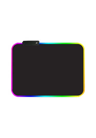 Geeksen Rgb Işıklı Mouse Pad, Çeşitli Işık Modları, Kauçuk Kaymaz Alt, Ofis Ve Espor İçin, 300x350x3mm Büyük Boyut