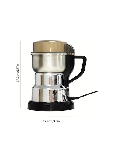 Topshop1 Simli 220v Avrupa Elektrikli Öğütücü Ev Tipi Çok Fonksiyonlu Tahıl Ot Kahve Değirmeni Temizlemesi Kolay Küçük Öğütme Makinesi Hediye Simli