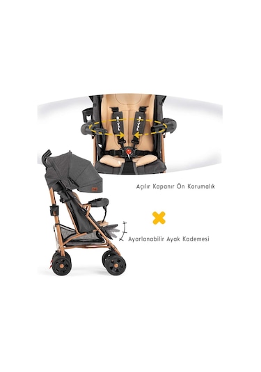 Rival RV111 Sweet Tam Yatar Hafif Baston Bebek Arabası