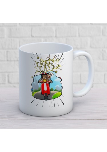 Crazy Cats Çılgın Kediler Kupa Bardak Çok Renkli