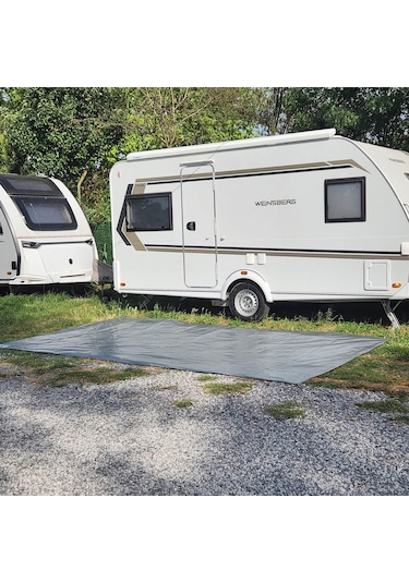 2k 250x250 Cm Su Geçirmez 230gr/m² Karavan Zemin Örtüsü Çok Renkli