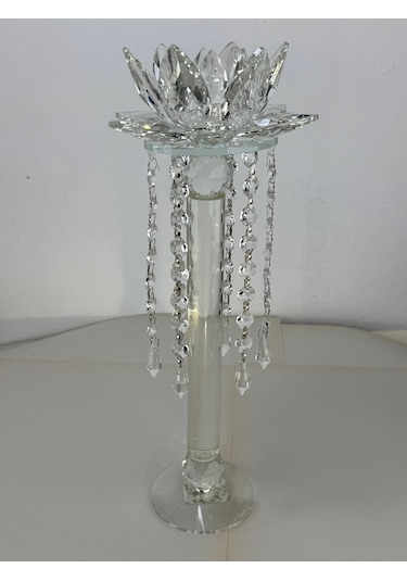 Biev Kristal Mumluk 25 Cm ŞEFFAF