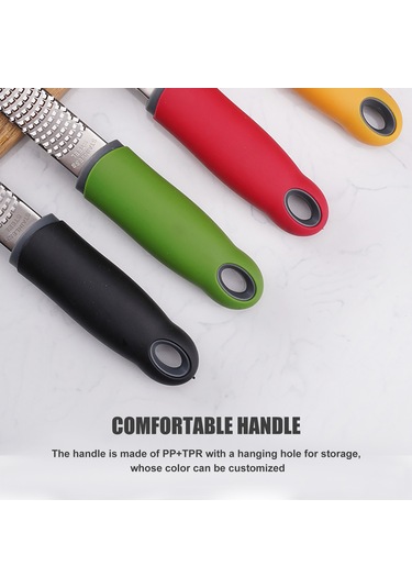 Narenciye Zester Peynir Rende Paslanmaz Çelik Narenciye Siyah Siyah